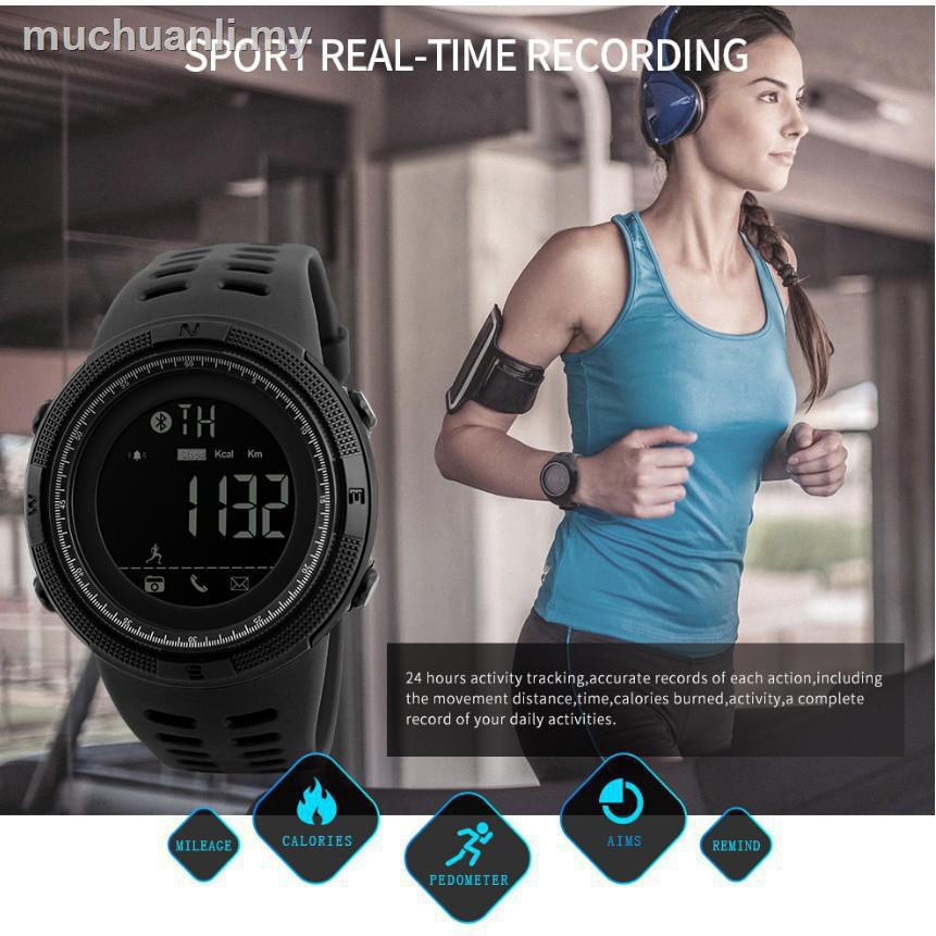 Đồng Hồ Thông Minh Wacth Skmei 1250 Chống Nước Kết Nối Bluetooth Cho Ios / Android