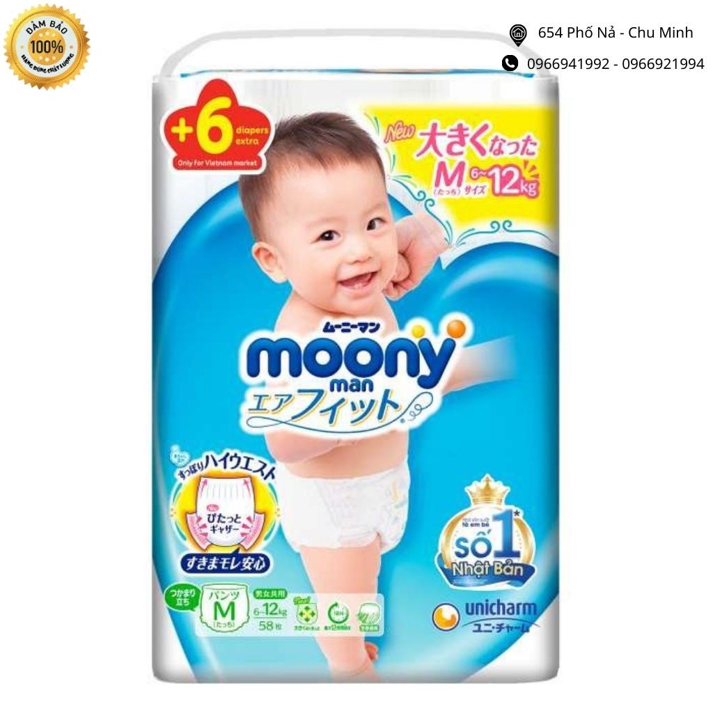 Bỉm Moony Xanh Nhật tã quần/dán NB96,S90,M68,M64,L58,L50boy,L50girl,XL44boy,XL44girl- XXL30Girl,XXL30 boy