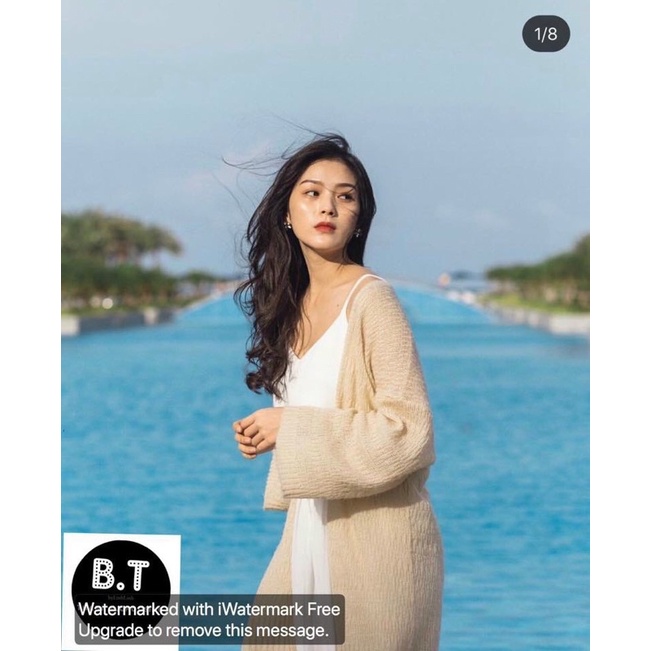 ÁO KHOÁC CARDIGAN, Áo choàng len nữ mỏng hàng len quảng châu đẹp