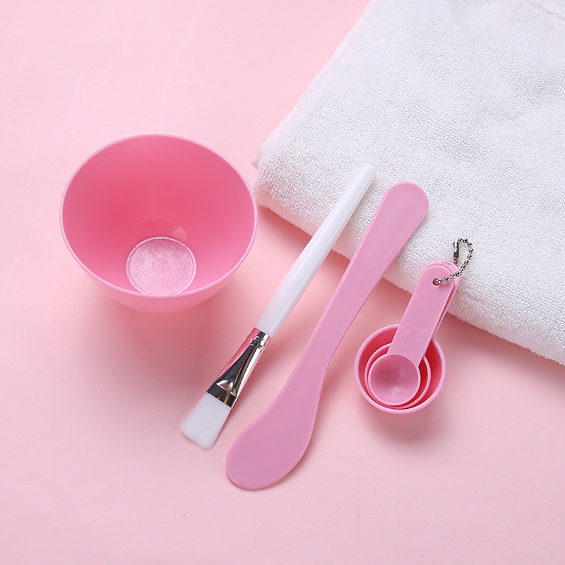 Bộ bát trộn đắp mặt nạ 4 in 1, 6 món nhỏ xinh ( TUYỂN SỈ )
