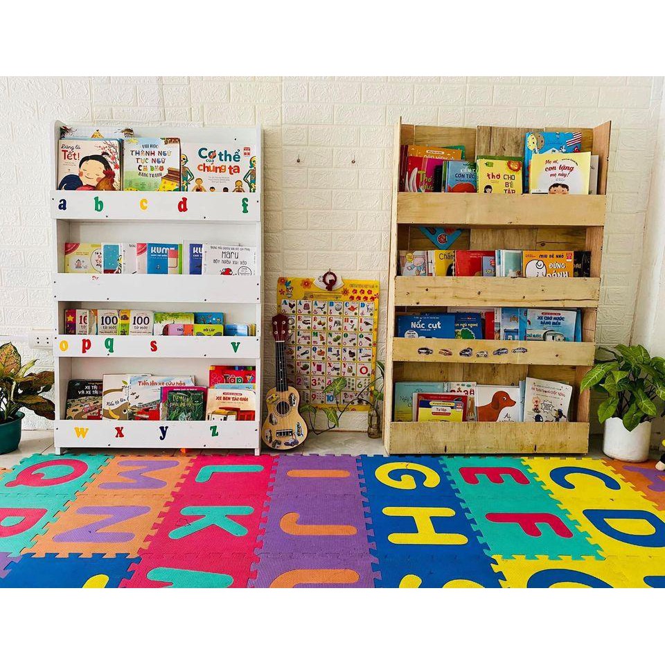 Thảm Xốp Cho Bé Smile Puzzle - Chữ Cái - Viền Ngoài - Không Mùi - Tiêu Chuẩn Châu Âu (26 Miếng）