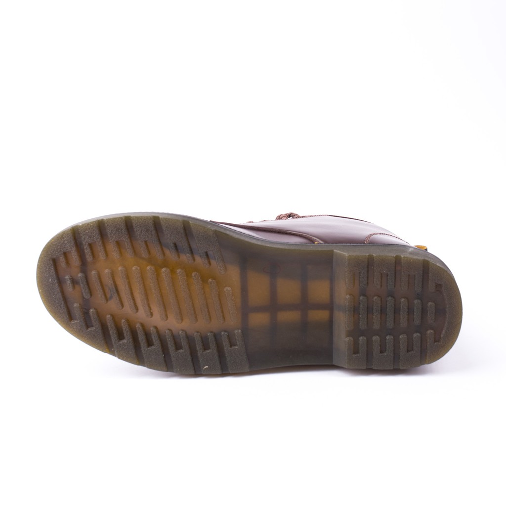 Giày Boot Nam Cổ Lửng Đế Khâu Da Trơn Màu Nâu Phong Cách - M354-NAU (T)