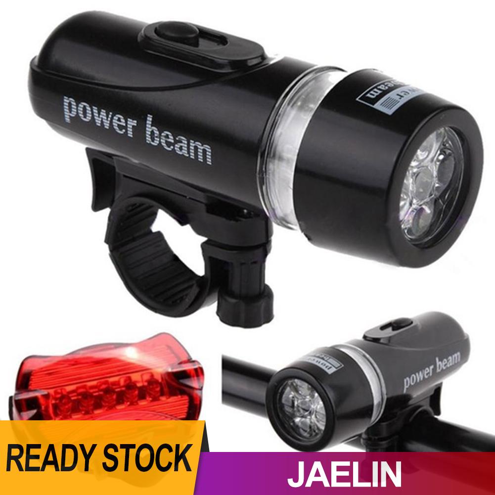 Đèn pha 5 bóng LED + đèn hậu chuyên dụng cho xe đạp leo núi