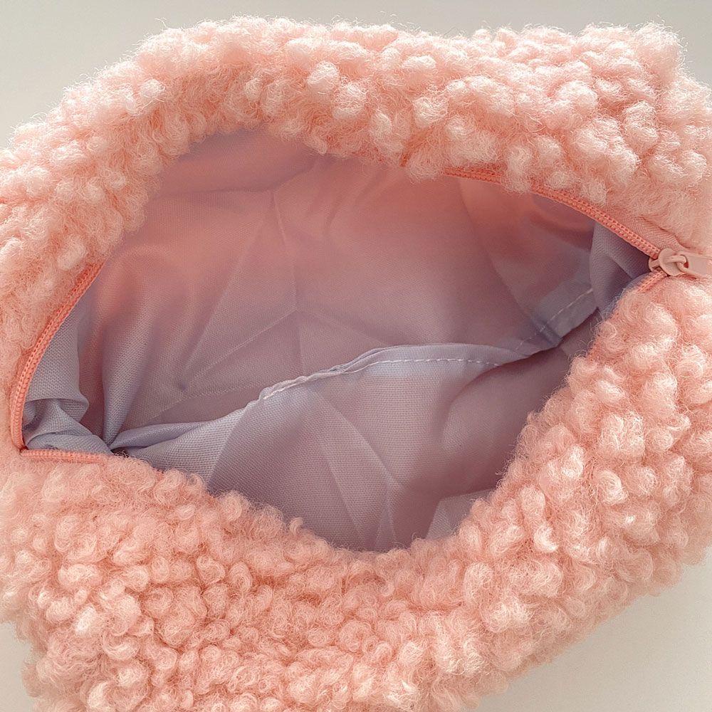 MIHAN1 New Cosmetic Bag Portable Cashmere Coin Purse Cute Fashionable Pencil Storage Simple Large-Capacity/Multicolor