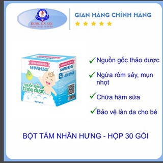 [Kèm quà tặng] Bột Tắm Nhân Hưng (hộp 30 gói)