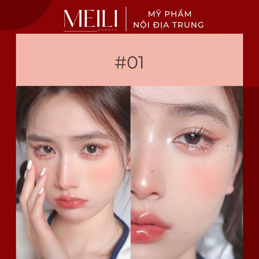 Phấn Má Hồng Dạng Nén Milky Mịn Nhẹ Tự Nhiên Lên Màu Chuẩn Giữ Màu Lâu Trôi - Meili Beauty