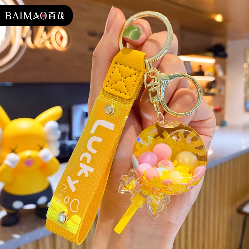 Móc Khóa Hình Viên Kẹo Mút Dễ Thương