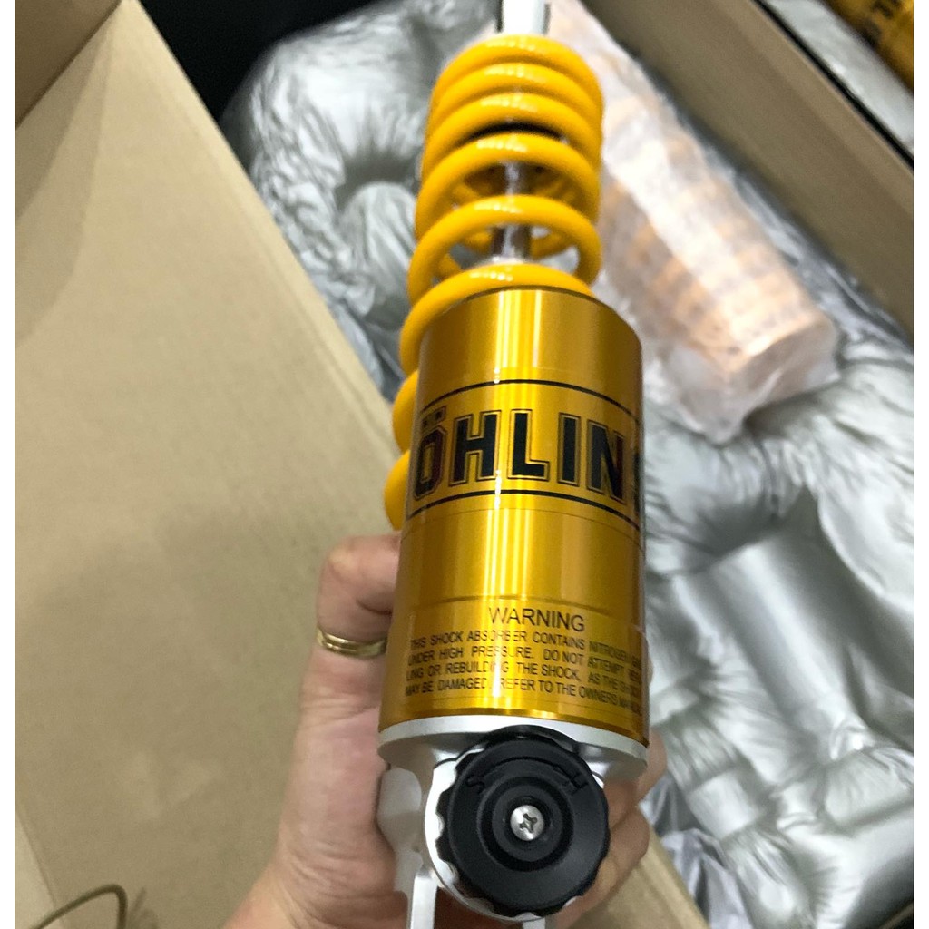 Phuộc Ohlins 2 lò xo vàng Full Box hàng REAL có cam kết 100%