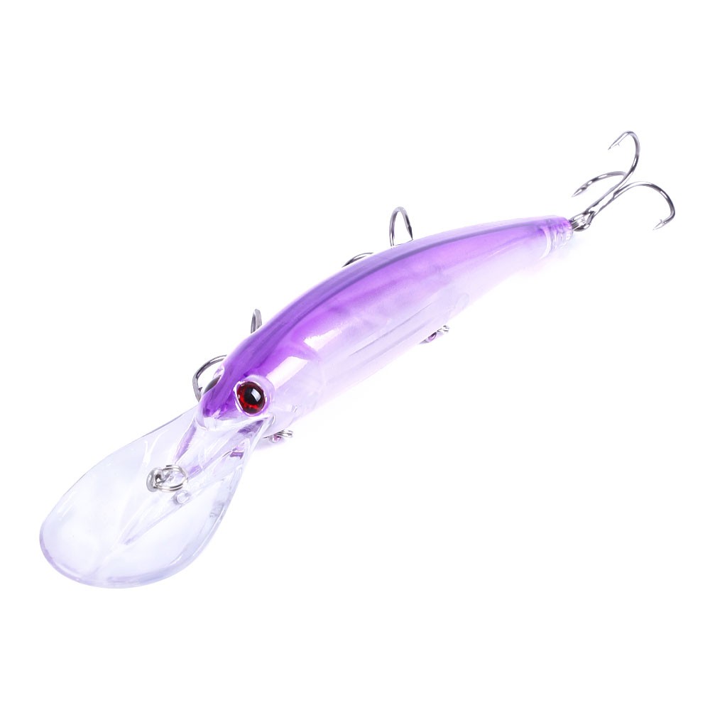 HENGJIA 1PCS Mồi Câu Hình Cá 3d 16.5cm / 21g Chất Lượng Cao