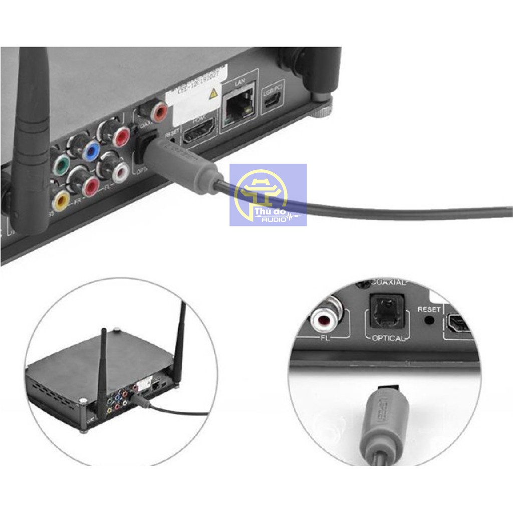 Dây audio quang  UGREEN AV122 dài từ 1M đến 3M