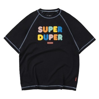 Áo thun "Super Duper" tay raglan