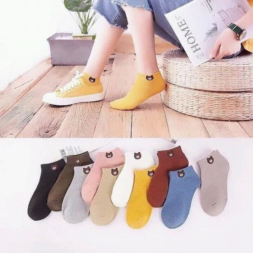 COMBO 10 Đôi Tất Gấu ( Khử Mùi , Thấm Mồ Hôi , Thoáng Khí )