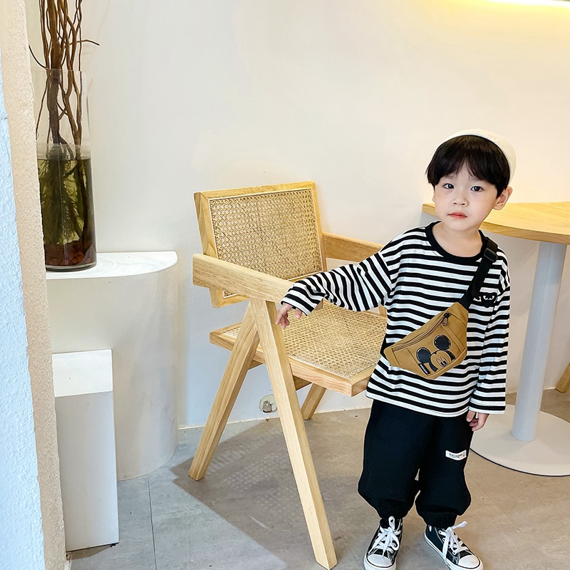 Túi Đeo Chéo Họa Tiết Hoạt Hình Phong Cách Hàn Quốc Cho Bé Gái