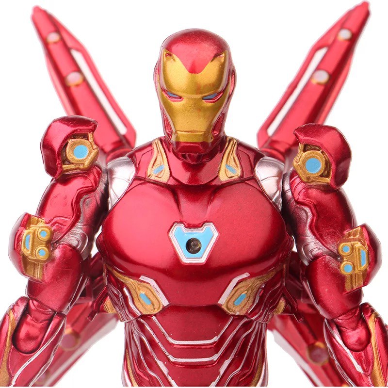 50 Mô Hình Nhân Vật Iron Man Mark Nano Weapon Trang Trí Bánh Kem