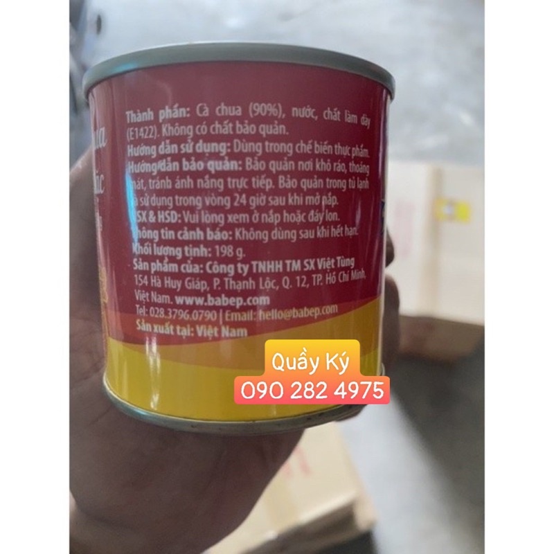 Cà chua cô đặc Bà Bếp 198 gram