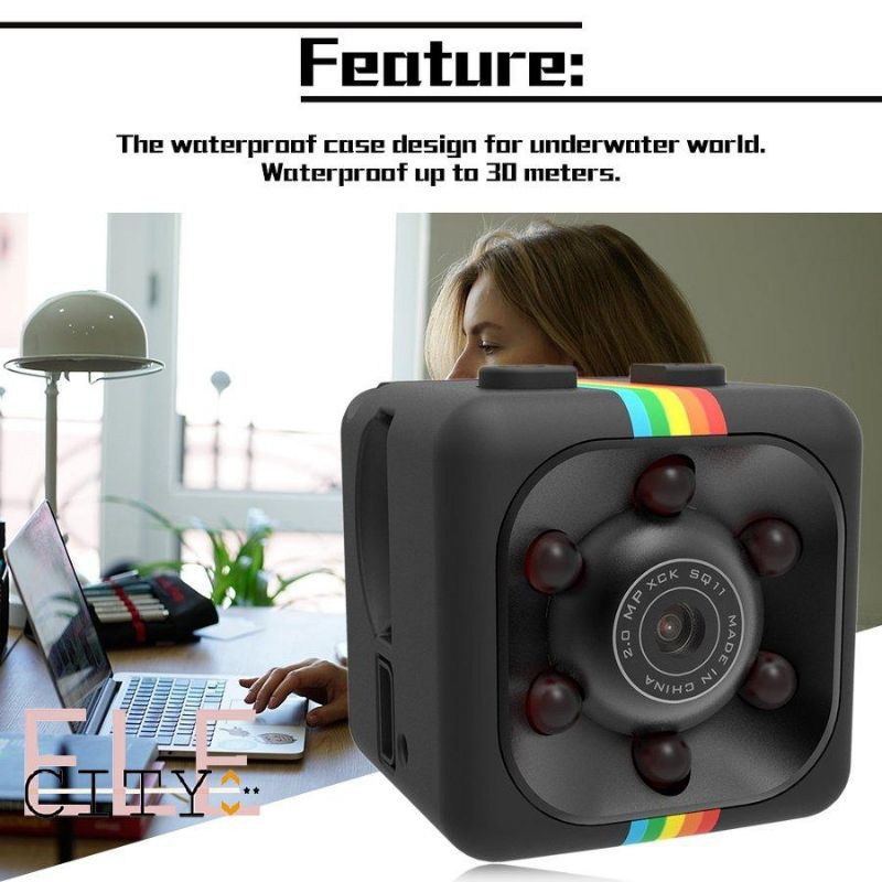 Camera mini Sq11 Plus 2021 - camera hành trình mini Sq11 Plus, siêu nhỏ với 8 mắt hồng ngoại quay đêm full HD 1080 | BigBuy360 - bigbuy360.vn