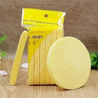 Bán 5 gói bông mút nở rửa mặt 5 gói 60 bông nở