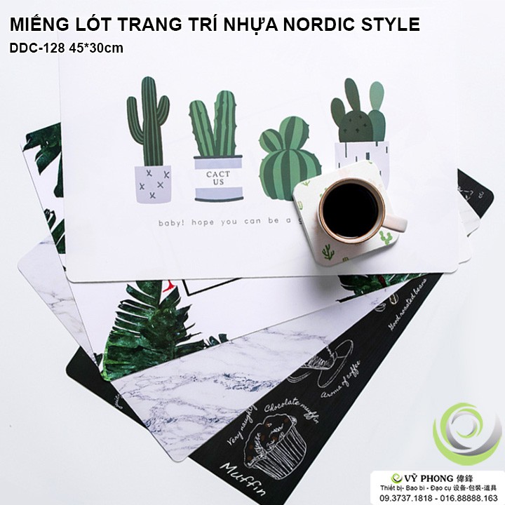 MIẾNG LÓT TRANG TRÍ BÀN ĂN NORDIC STYLE TRANG TRÍ CHỤP ẢNH SẢN PHẨM INS DDC-128a,b,c