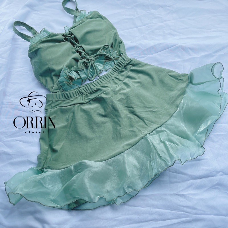 [Tặng Chong Chóng Gắn Mũ Bảo Hiểm] Set Bikini Đồ Bơi Đuôi Cá Đi Biển ~ ORIN ORRIN CLOSET | BigBuy360 - bigbuy360.vn