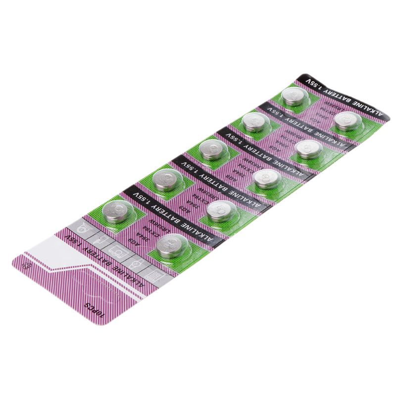 Set 10 Nút Bấm 1.55V LR936 AG9 Chuyên Dụng Cho Thiết Bị Điện Tử