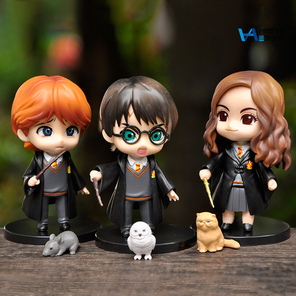 Bộ 3 Tượng Mô Hình Nhân Vật Phim Harry Potter