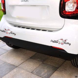 1 Cặp Sticker Hello Kitty Dán Bánh Xe Hơi