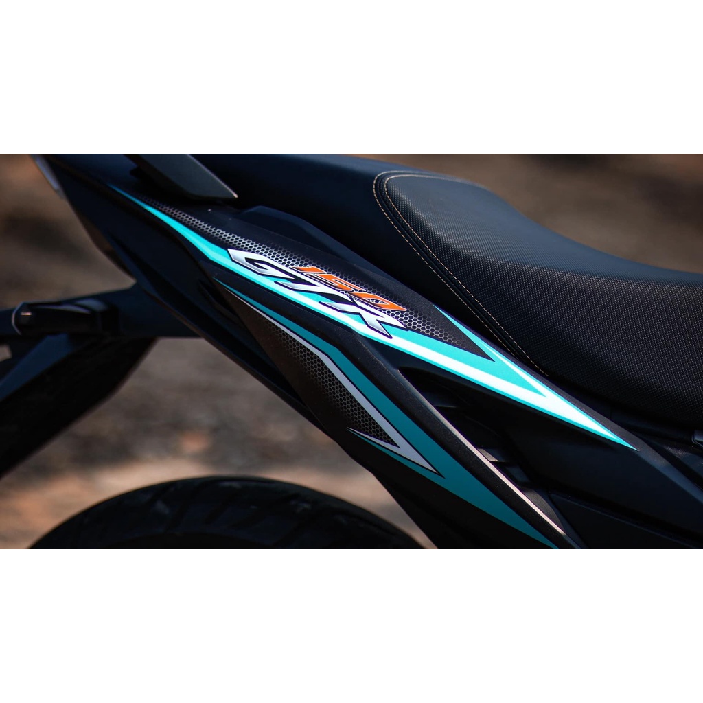 [FreeShip] Tem Decal Rời cho Winner X đen bạc - mẫu GTR xanh ngọc siêu hot - tem 3 lớp chất lượng cao