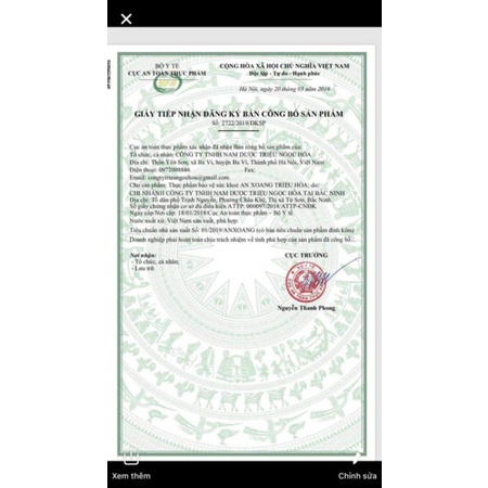 An Xoang Triệu Hoà