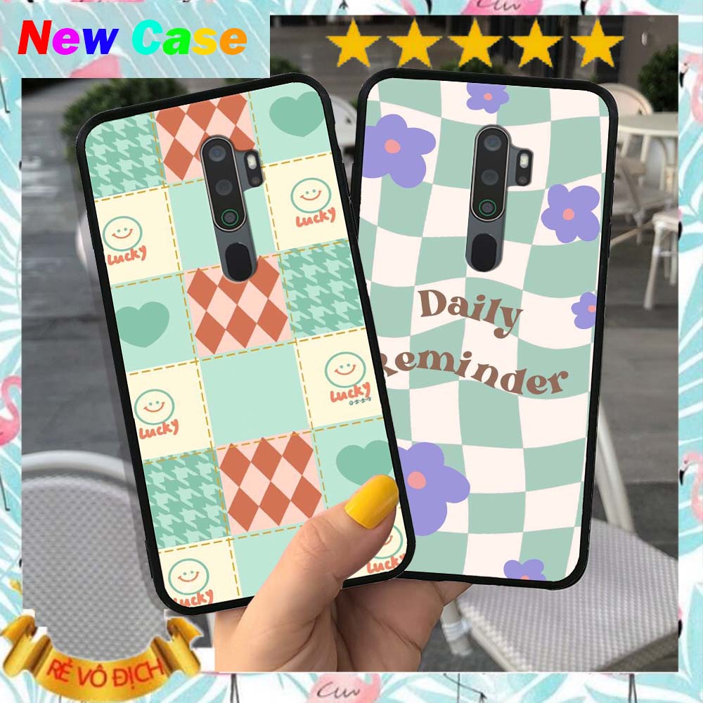 Ốp lưng Oppo A5 2020 / A9 2020 in hình caro good love cao cấp