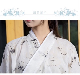 [SẴN SIZE S+XL] HÁN PHỤC VẠT CHÉO THẮT EO