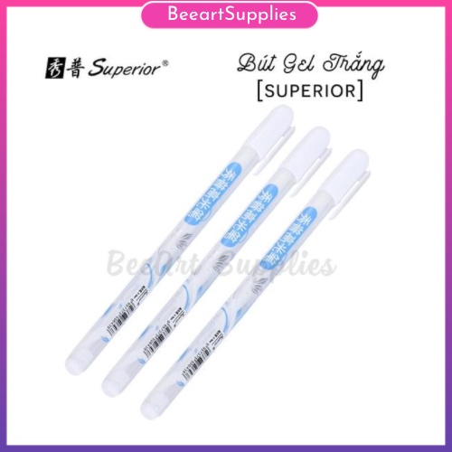 Bút gel trắng Siêu Rẻ Superior dùng để đi net