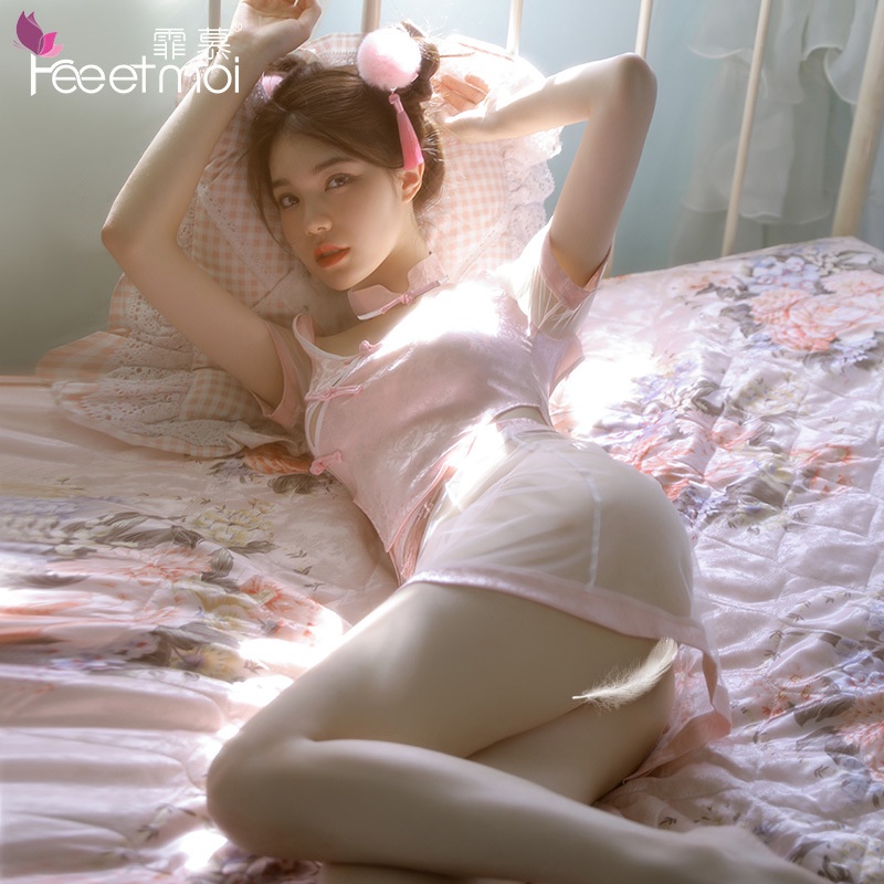 Coslay Cổ Trang Sườn Xám Sexy Cám Dỗ MS7062 [CWEAR.SEXY_ĐỒ NGỦ &amp; NỘI Y CAO CẤP]