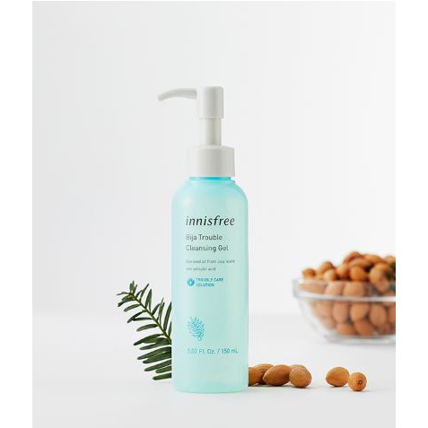 (hàng Mới Về) Gel Innisfree Bija 150ml Làm Sạch Da Hiệu Quả / Bija Trouble Cleansing Gel