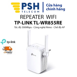 Bộ kích sóng wifi TP-Link TL-WA855RE , thiết bị kích sóng TP-Link TL-WA855RE 300Mpbs PSH Telecom