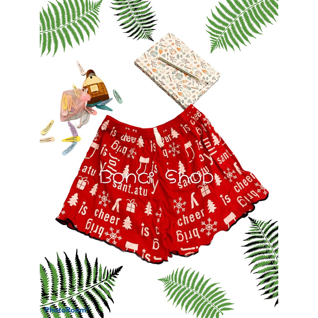 Quần đùi thun nữ siêu mềm mịn, hàng họa tiết thái bigsale | BigBuy360 - bigbuy360.vn