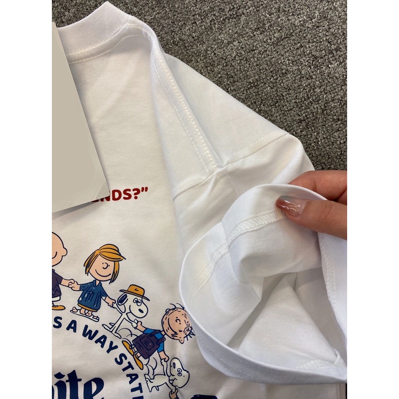 Áo Thun Ngắn Tay Dáng Rộng In Họa Tiết Hoạt Hình Xinh Xắn Dễ Phối Đồ