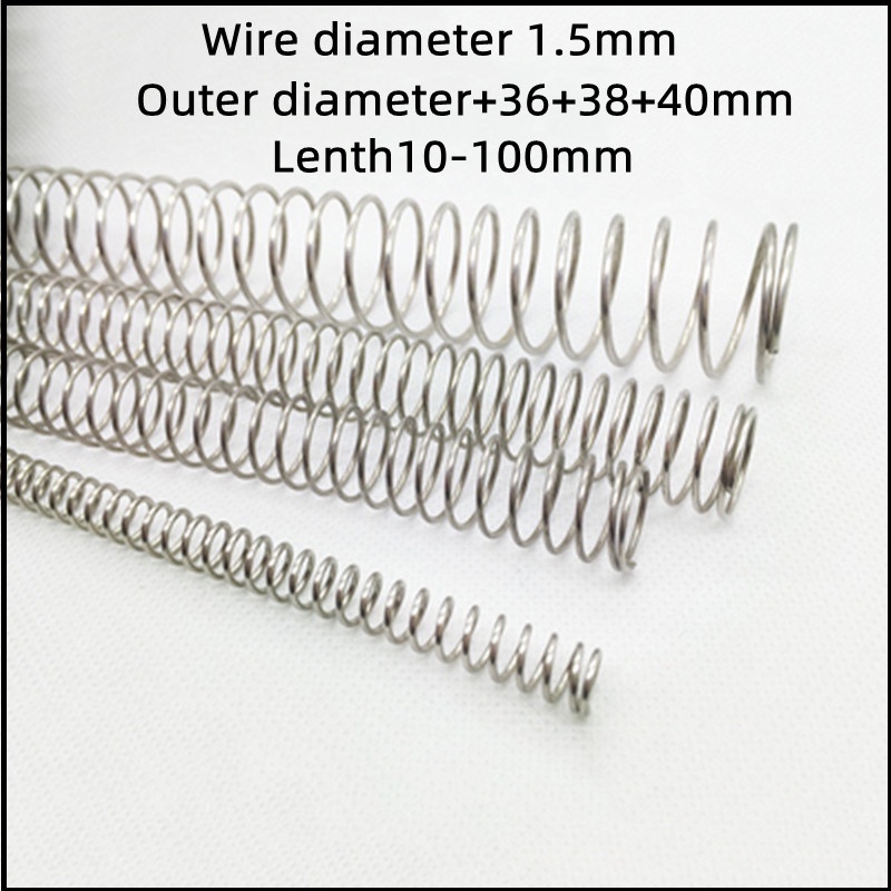 Bộ 5 Lò Xo Áp Suất 1.5mm OD17-25mm Dài 20~100mm