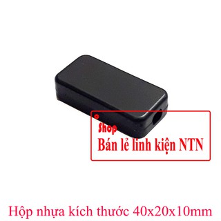 Hộp nhựa đen kích thước 40x20x10mm