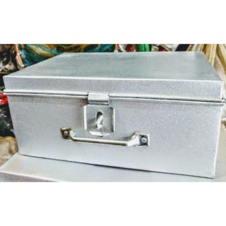 Hòm tôn kt 28*16*13cm đựng tiền bán hàng, sách vở cá nhân