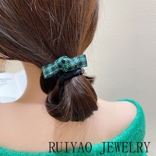 Dây Cột Tóc Co Giãn Đính Nơ Nhỏ Xinh Xắn Phong Cách Retro Hàn Quốc One Year Dongdaemun