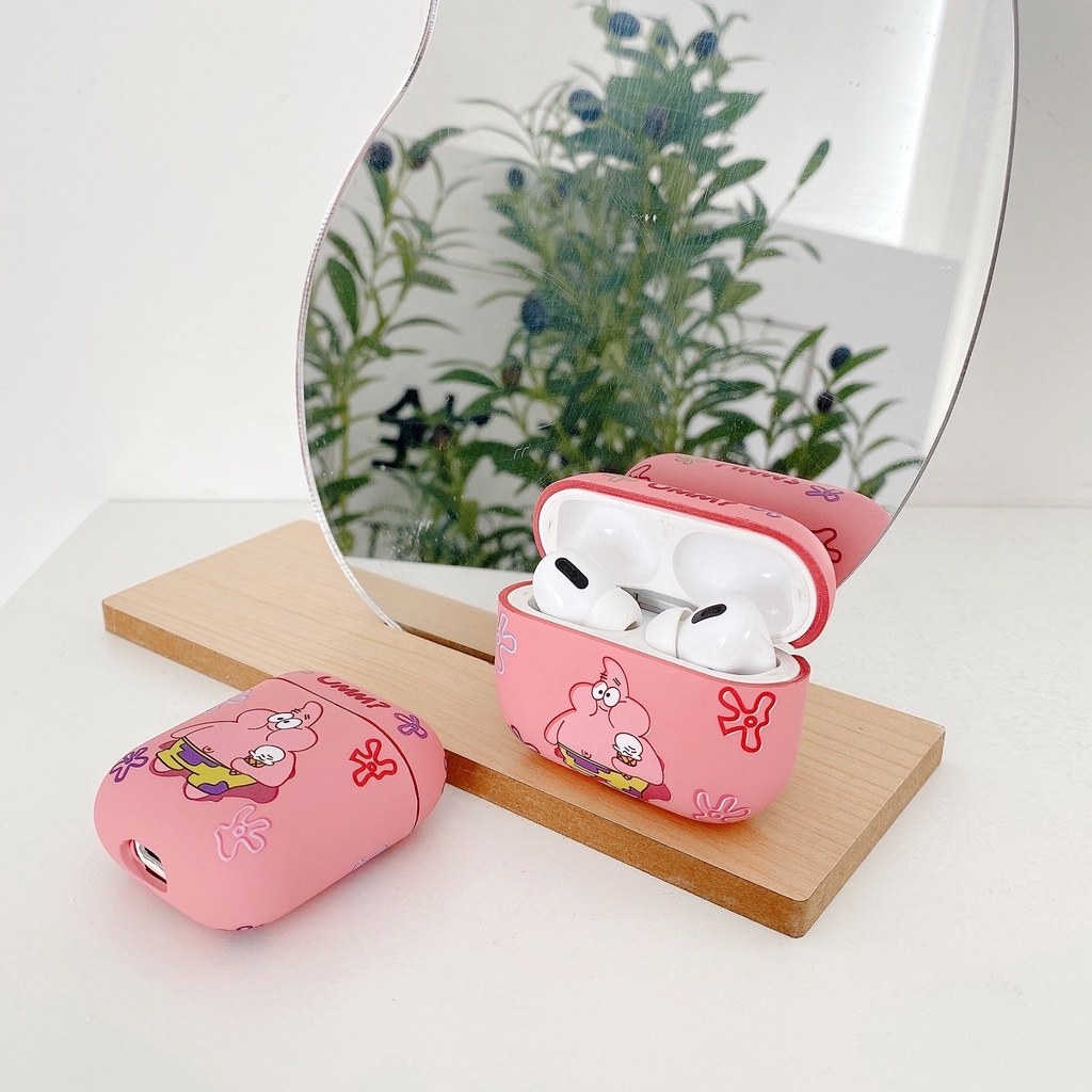 Vỏ bảo vệ hộp sạc tai nghe SPRISE silicon họa tiết hoạt hình đáng yêu thích hợp cho Airpod 1/2 / Pro/3