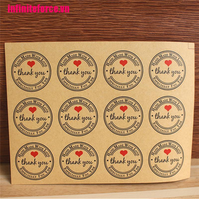 Set Sticker In Chữ Thank You Kích Thước 12 / 60 / 120 38mm