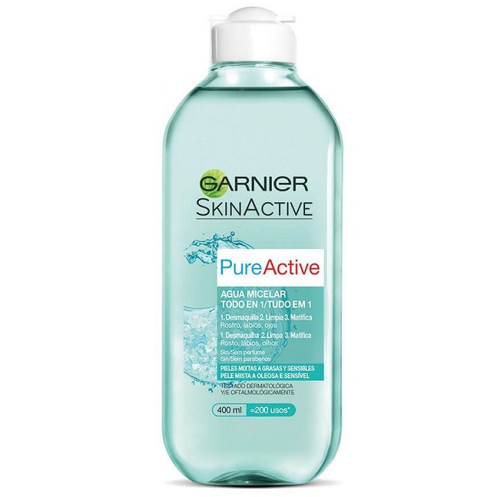 Tẩy Trang Garnier Pure Active Micellar Cleansing Water