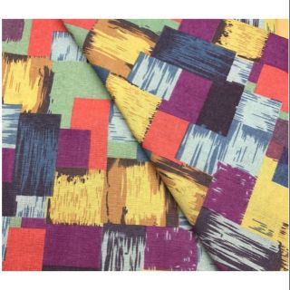 Vải Bố Vải Canvas Decor Trang Trí May Rèm, Màn Cửa Sổ, Khăn Bàn, Khăn Picnic, Phông Chụp Ảnh Họa Tiết Nhiều Màu