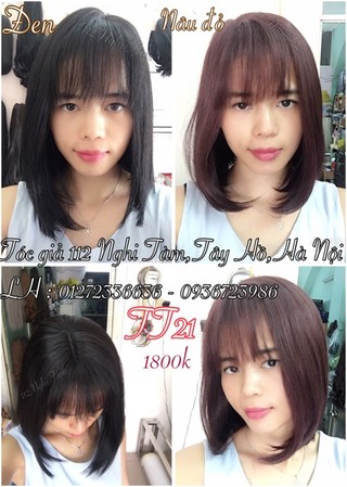 Tóc bộ nguyên đầu làm từ tóc thật