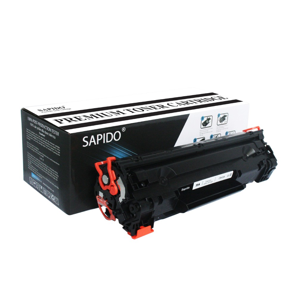 Hộp Mực Sapido 12A (2612A/FX09/FX10) Cho Máy In HP 1010, HP 1012, HP 1015, HP 1018, HP 1020, HP 1022--Hàng Chính Hãng