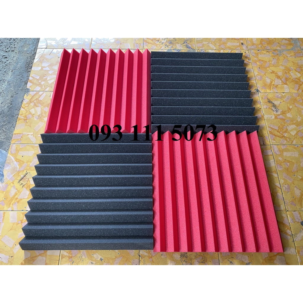 Mút rãnh dọc tiêu âm dán tường KT 50x50cm