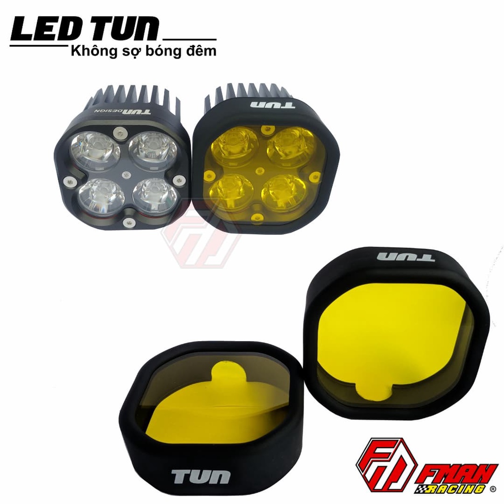 ĐÈN TRỢ SÁNG LED TUN 40X VUÔNG CHÍNH HÃNG
