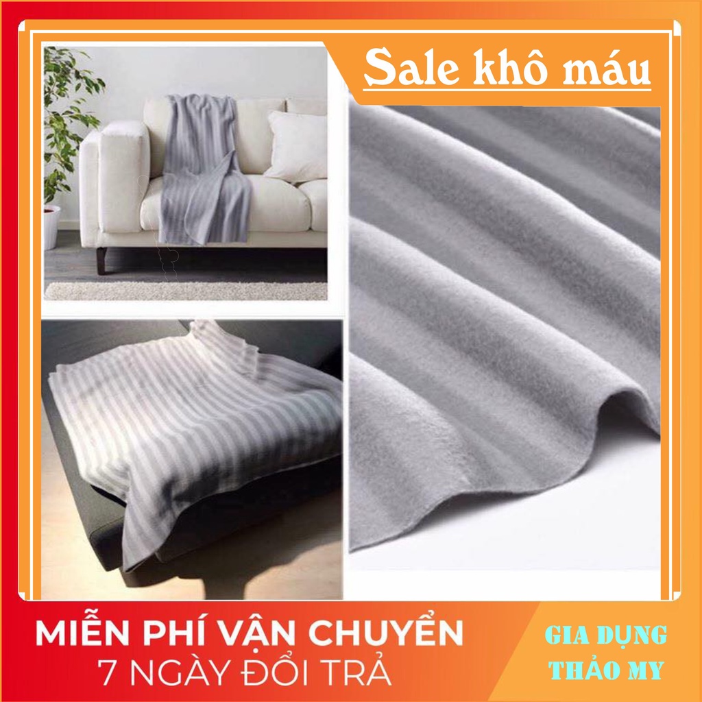 Chăn Ikea - Chăn văn phòng - Chăn Spa - Chăn mỏng du lịch- 1m2 x 1m6 - Hàng loại 1