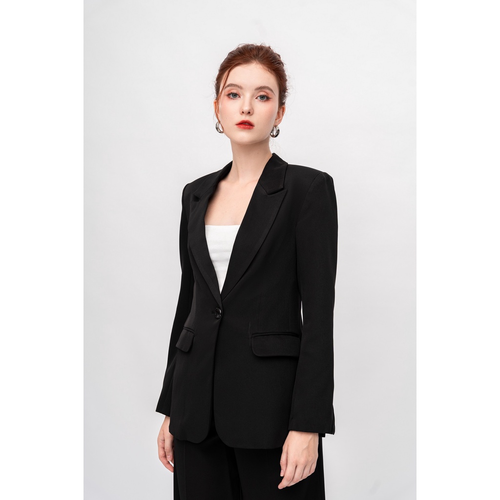 Blazer slimfit, áo Suit 1 Khuy Dài Tay